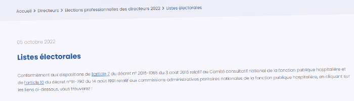 Vérification de votre inscription sur les listes électorales