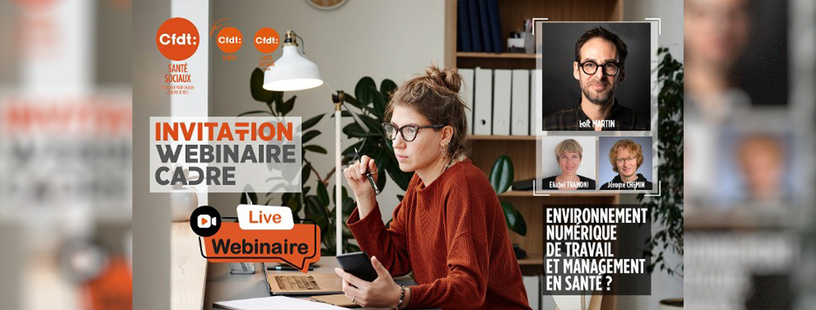 Webinaire cadre : Environnement numérique de travail et management en santé ?