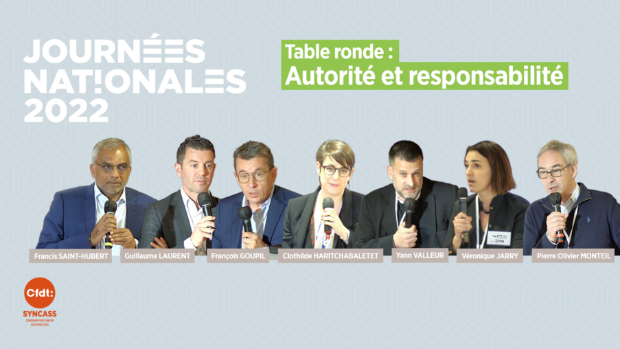 Journées Nationales 2022 – Table : ronde Autorité et responsabilité
